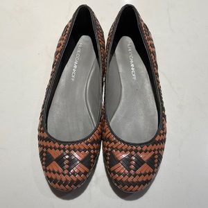 Rebecca Minkoff Uma Woven Leather Ballet Flat - Size 7
